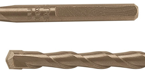 Broca Para Concreto 6 X 100 Mm De Acero Truper 102342