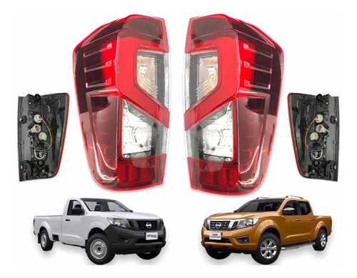 Par Calaveras Led Nissan Np300 - Frontier 2016/2020 Nuevas