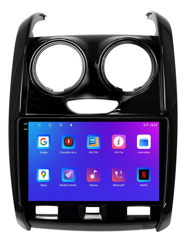 Multimidia Duster 15/20 9p Android Carplay 4/64gb + Ré