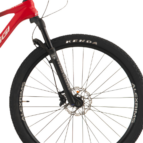 Bicicleta Oggi Aro 29 Agile Sport Deore 12v 2024/2025 Cor Vermelho/azul