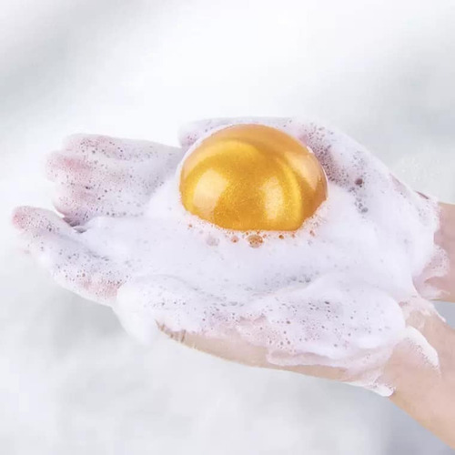 Imagen 2 de 7 de Jabón Facial Dorada Puro Colágeno 24 K Goldzan Elasticidad