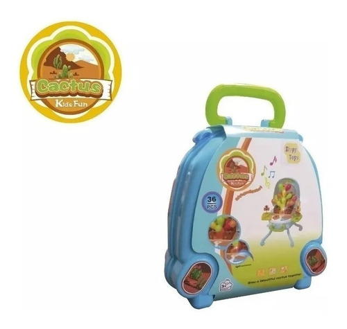 Mesita Valija Didáctica Zippy Toys Barbecue Y Jardineria
