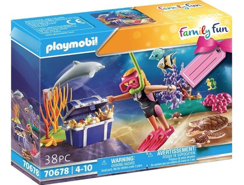 Playmobil Family Fun Buceadora De Tesoros - Sharif Express