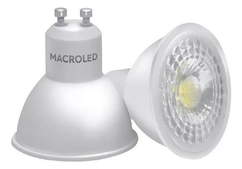 Lampara Dicroica Dimerizable Led 7w 38° Gu-10 Macroled