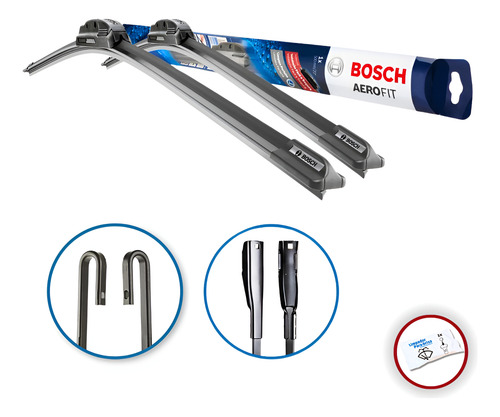 Limpador De Para Brisa Dianteiro Palheta Original Bosch Par