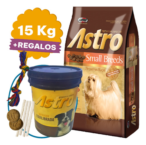 Astro Small Breeds Sb Raza Pequeña 15 Kg + Regalo + Envío