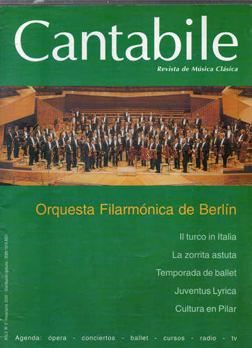 Cantabile: Revista De Música Clásica. Números Sueltos