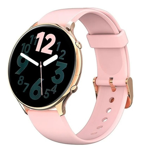 Reloj Smartwatch Elegante P/moto Samsung Xiaomi Ios Rosa Bt