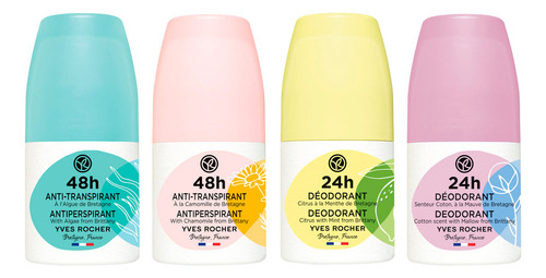 Yves Rocher Desodorante 24hr Piel Sensible - Aromas Fragancia Manzanilla