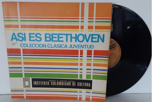 Asi Es Beethoven Coleccion Clasica Juventud Lp