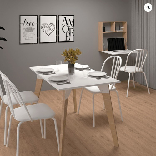 Imagen 8 de 8 de Escritorio Plegable Pared Moderno Home Office Colgante