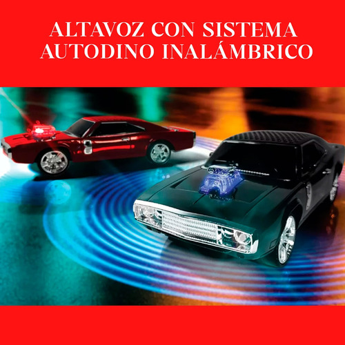 Parlante Bluetooth Retro Portatil Auto Clasico Fm Mp3 Tf Usb Rojo