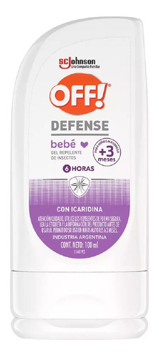 Off! Defense Bebé Gel 100ml