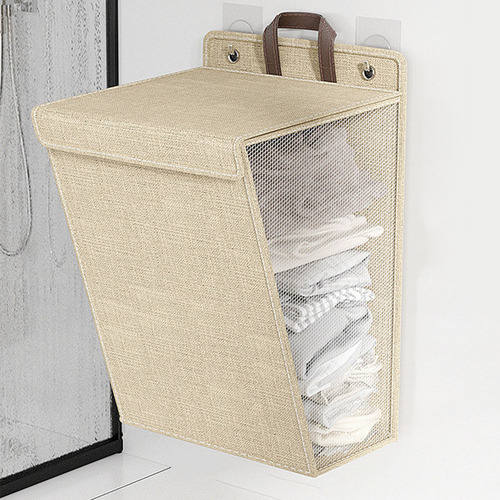 Cesto De Ropa Sucia Plegable Para Colgar En La Pared