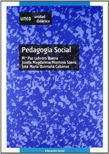 Libro Pedagogia Social  De Lebrero Baena Maria