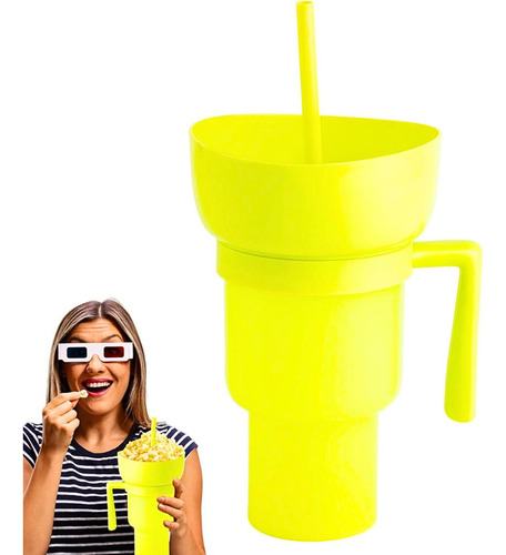 Vaso Playero 2 En 1 Para Snack Y Bebidas