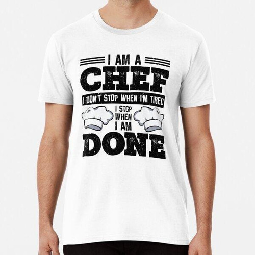 Remera Chef Cocinar Comidas Cocineros Culinarios Hornear ALG