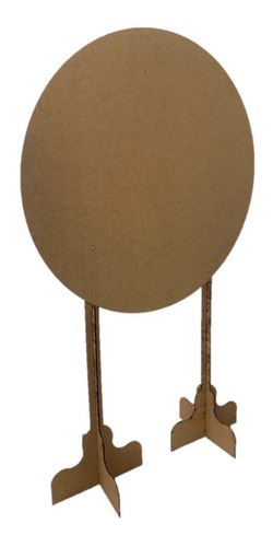Trio De Mesa Mesanino Cilindro+ Painel De Festa Redondo Mdf