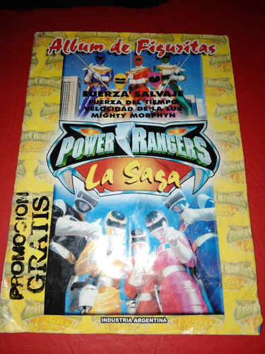 Album Power Rangers La Saga Completo Muy Buen Estado