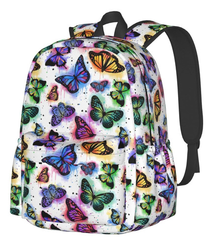 Biunnru Mochila Mariposa Cómoda Mujeres Y Hombres, Linda Y