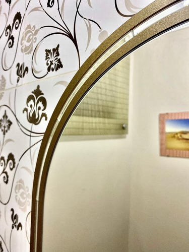Imagem 2 de 8 de Espelho Decorativo Lavabo Banheiro Vidro Cristal - Fábrica