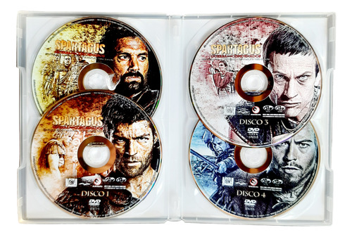 Dvd Spartacus 3ª Temporada Completa, 4 Dvds Originais 570min