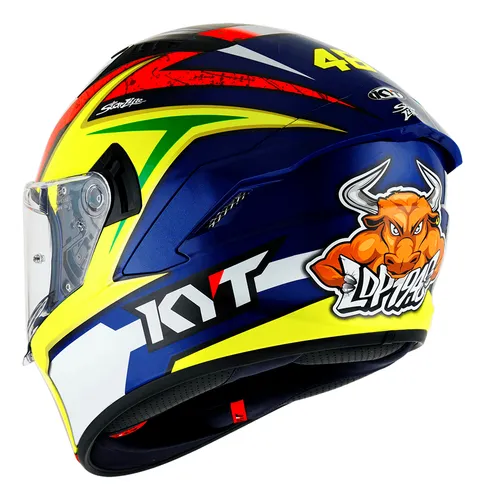 Capacete Kyt NF-R Dalla Porta Red/blue/yellow 4