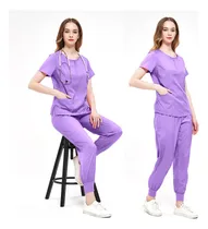 Comprar Pijama Quirurgica Mujer Anti Fluidos Jogger Conjunto Medico