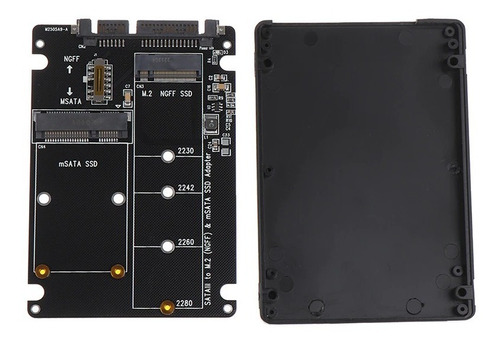 Adaptador De Ssd Msata Y M.2 Ngff Sata A Disco 2,5 Sata Iii