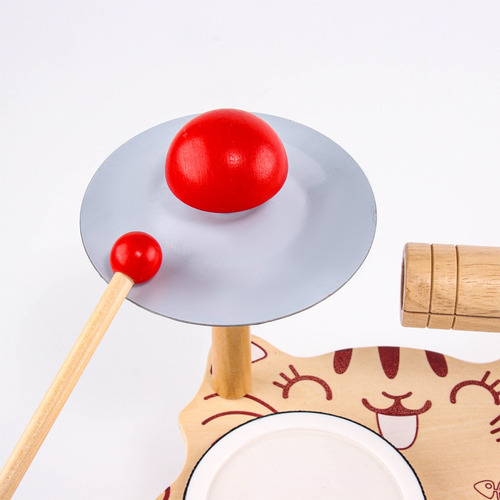 Bateria Juguete Didactico De Bebe Musical Infantil Madera
