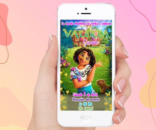 Tarjeta De Invitación Digital | Encanto