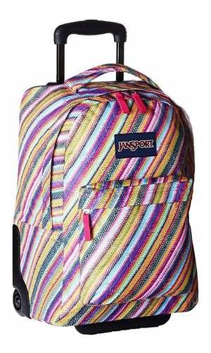 Mochila Jansport Con Carro Wheleed Superbreak Multi Texture