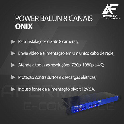 Rack Organizador Cftv Onix Rack Orion Hd 8000 8c 19 + Fonte