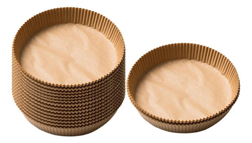 Forros De Papel De Pergaminho De Fritadeira De Ar Marrom