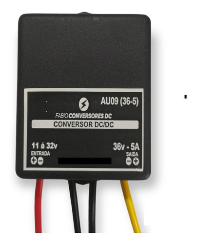 Conversor Tensâo Dc De 12v-24v Para 36v - 5 Amp (au09-36-5)