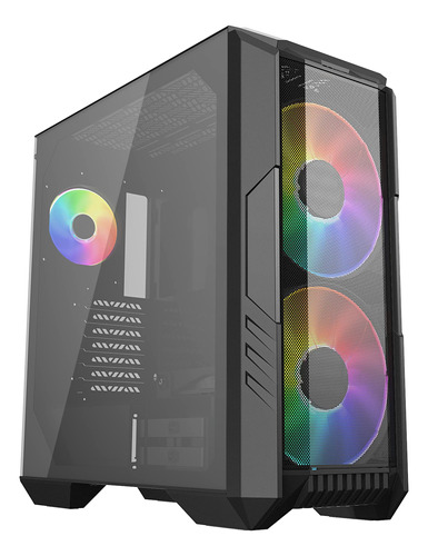 Haf 500 High Airflow Atx Mid-tower Con Panel Frontal De...