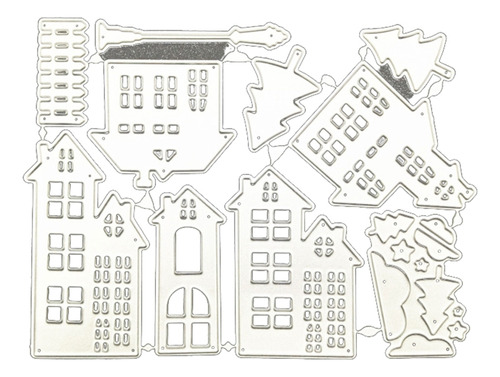 Matrices De Corte De Metal Para Farolas Village House Tree S