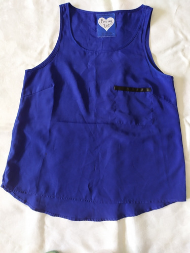 Musculosa Azul