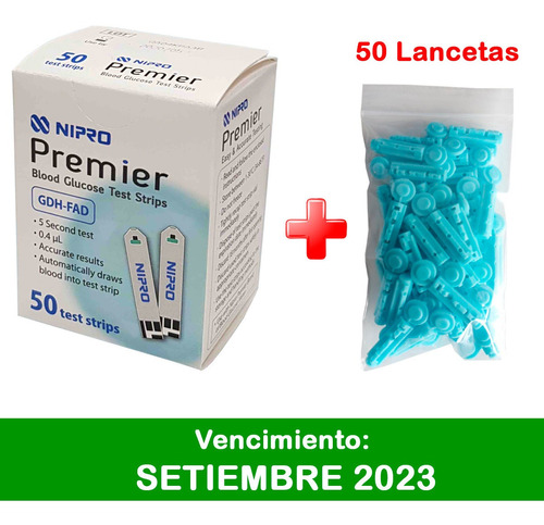 Tiras Cinta Reactivas Nipro Premier X 50 Und Envio Rapido