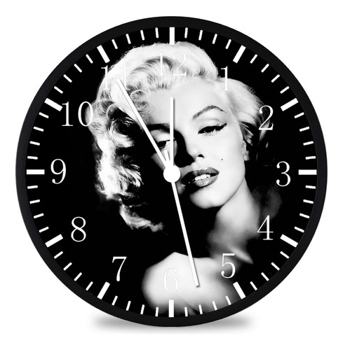 Monroe - Reloj De Pared Grande De 12 Pulgadas, Cristal Tran.