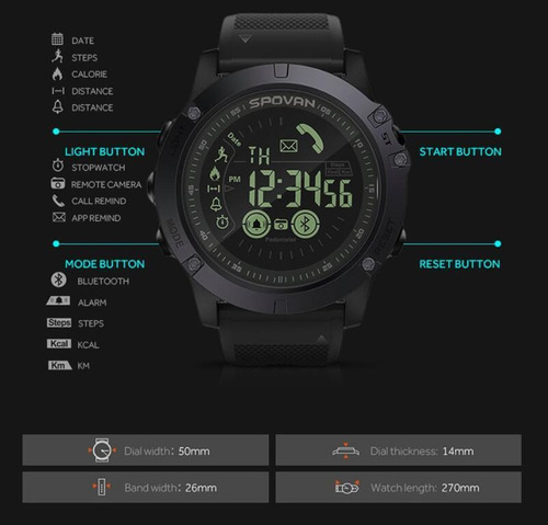 Reloj Inteligente Pr1 Running Resistente Al Agua