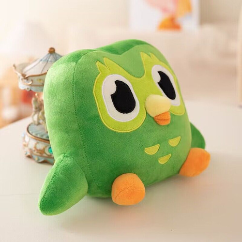 Peluche Duolingo, Presente De 10 Anos, Coruja, Muñeca, Anive