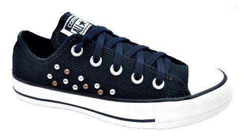 Zapatillas Converse Rivets Ox Tachas Mujer Gtia Abc Deportes