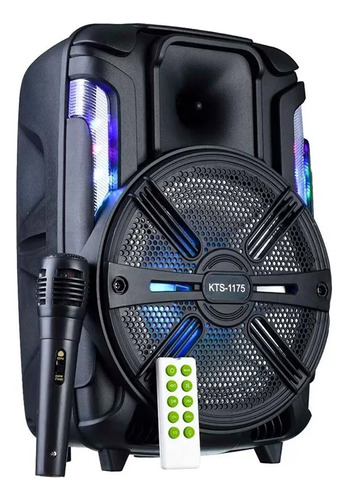 Parlante Karaoke Leds Portatil Bluetooh + Microfono  1567 