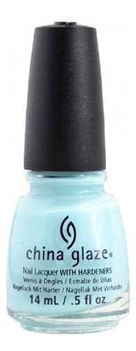 Esmalte De Uña China Glaze Verde Agua Con Endurecedor 14ml