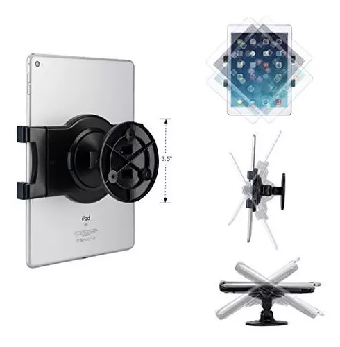  AboveTEK Soporte de pared para iPad, giratorio de 360°, dos  soportes para tabletas de 6 a 13 pulgadas, brazo de inclinación  horizontal/vertical para ángulos de visión flexibles en cocina, sala de 