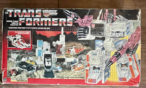 Transformers G1 Metroplex En Caja