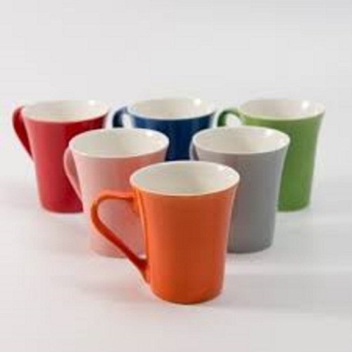 Set Por 6 Tazas De Cafe De Ceramica Colores Varios