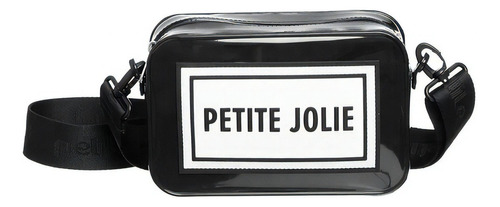 Bolsa Petite Jolie Transversal Pop Pequena Pj10731 Cor Preto