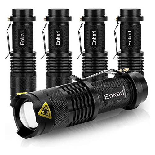 Antorcha Led Enkarl, Mini Linterna Led, 5 Paquetes De Luz De